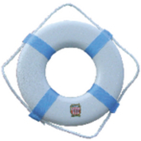 CAL-JUNE Jim-Buoy P20 Swimming Pool & Decorative Life Ring; 20" White P-20